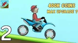 400K Coins Spend 😱 | Motocross Bike MAX Upgrade | Hill Climb Racing