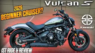 2026 KAWASAKI Vulcan S 650 1st Ride & Review | Is this Kawasaki's Best Beginner Bike?