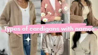Types of cardigans with names | Korean cardigans #cardigans #korean 