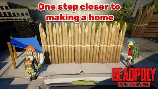 We Built A GIANT Wall To Stay Alive Deadpoly Ep 3