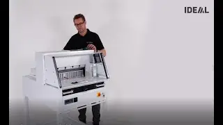 Guillotines IDEAL 4815 to 6660 calibrate backgauge and measurement correction