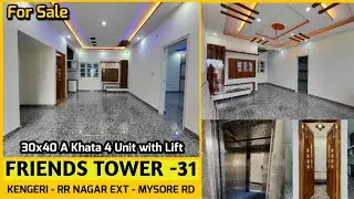 Friends Tower 31 | 30x40 with Lift 4 Units New Building For Sale RR Nagar Ext