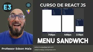 Curso de React JS Aula 03 EXTRA Menu Sandwich React JS