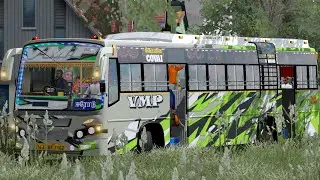 🎀TN PRIVATE NEW BUS VMP 💥 SUPER FAST🔥 | SMOOTH RIDE 💚DRIVING ON ETS2 GAME PLAY | RG GAMING ❤