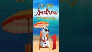Olaf in the Summer Video Invitation