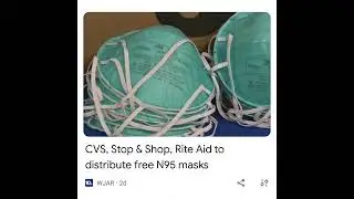 CVS, Stop & Stop & Rite Aid Are Distributing Free N95 Face Masks.
