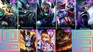 10x Epic Skin Giveaway / Mobile Legends Skin Giveaway 2021