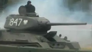 T34 with Polish markings. Bovington Tank Museum.