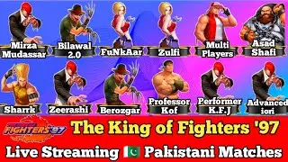The King of Fighters 97 Live Streaming - FightcadeGameTv VS Fightcade 2 - Kof 97 - (Part 30) Zulfi