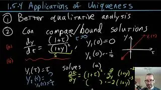 1.5.4 Applications of the Uniqueness Theorem