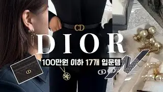 (ENG) 디올 악세서리 추천 🧳 100만원대 이하 악세서리 & 입문템️ ☑  귀걸이만 10개… CD벨트, 미차, 로즈드방, 트라이벌, 카드지갑✨ [레오누나 EP.2]