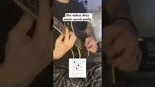 TABS for She makes dirty words sound pretty - Pierce the veil #tabs #guitar #youtubeshorts #foryou