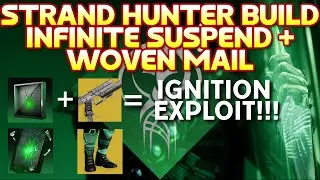 SECRET STRAND HUNTER TECH Build with INFINITE IGNITIONS GUIDE & GAMEPLAY #destiny2 #bungie #build