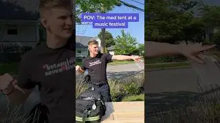 POV: Медицинская палатка на музыкальном фестивале