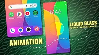 Best Wallpaper App Liquid Glass😲😲 | Best App For Android | #android #androidupdate