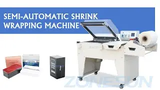 How To Debug ZS-SX5540 Cosmetics Paper Box Film Cutting Chamber Shrink Sealing Wrapping Machine