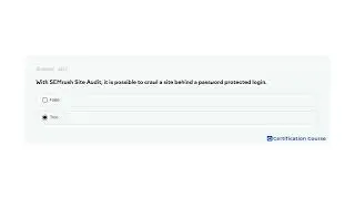 With SEMrush Site Audit, it is possible to crawl a site behind a password protected login.