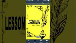 Solved Lesson plan in English in WBA