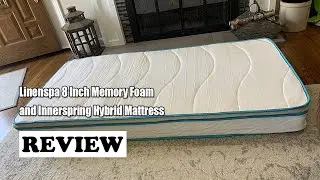 Review Linenspa 8 Inch Memory Foam and Innerspring Hybrid Mattress 2022
