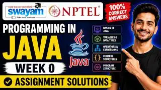 Programming in Java Week 0 Assignment Answers 2026 | NPTEL July 2026 | 100% Correct Solutions