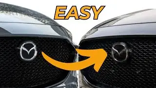 How I Changed my Mazda Emblem in 15 minutes