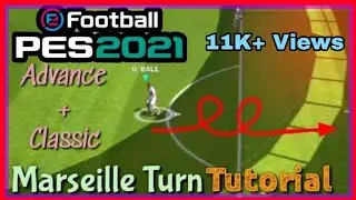 Marseille Turn - Tutorial || How to use Marseille Turn Player Skill | PES 21 MOBILE | In All Control