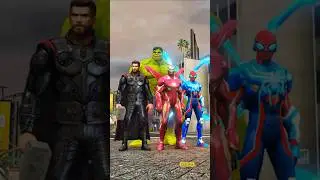 Avengers Heroes Fight Against Aliens And Saved Franklin 😱 #shorts