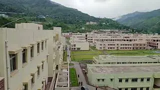 A beautiful view of King Abdullah Campus AJK University after rain.
