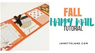 EASY Fall Penpal Mail Folder Idea