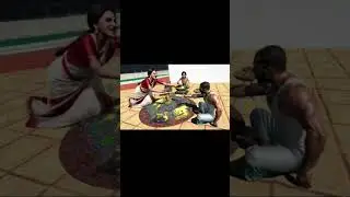 Franklin fight Kamla gosht in Indian bike driving 3D #2 / horror ##ghost hunting#bhoot wala game