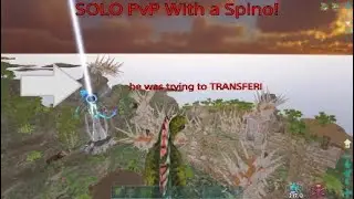 SOLO PvP With A Spino On Ragnarok! - ARK Official PvP PS4