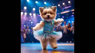 Ballerina Cappuccina puppy version dance ✨✨🐶🐶 #ballerinacappuccina #dog #cute #puppy #dancing #ai