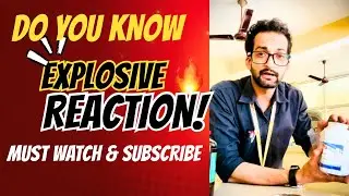 Reactive Chemical Compound 🔥| Explosive Reaction in Lab | Chemistry fire experiment #youtube 