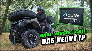 Carpuride W702 im Test auf dem Quad/ATV
