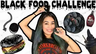 I Only Ate BLACK FOOD For 24 Hours | Black Food Challenge