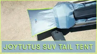 Распаковка и первоначальная установка палатки JoyTutus SUV Tail Tent &mdash; ещё один вариант для автокемперов