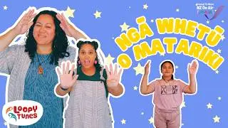 Ngā Whetū O Matariki | Matariki Stars | Bilinugal Māori | Kids Song | Counting | Actions