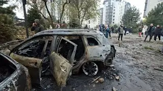 Ukraine: frappes de drones sur Kiev | AFP Images