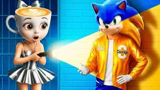 Giga Rich Sonic vs Poor Ballerina Cappuccino! Secrets of GLOW UP in college