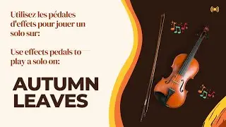 Autumn leaves (G-) Jazz violin solo