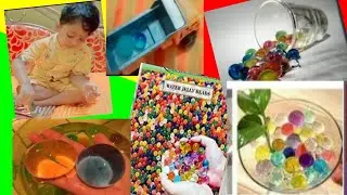 Fun Play With Magic Orbeez Or Water Ball |Magic Jelly Balls Growing In Water | Learn colours | 🌈🌈🦜🦠