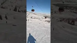 February Skiing at Canyons Village at Park City #Shorts - Chapter 21