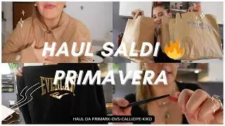 SALDI PRIMAVERA 2026 🌸 MEGA HAUL Primark, OVS, Calliope e KIKO | AFFARI PAZZESCHI 🔥