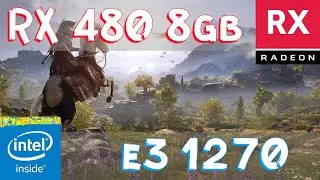 Assassin&rsquo;s Creed Odyssey | Xeon e3 1270 + RX 480 8gb | High settings 1080p FPS test | rus\eng