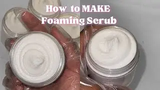 How to make foaming sugar scrub