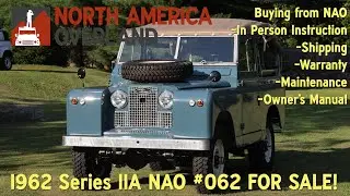 Land Rover серии IIA NAO №062 1962 года ПРОДАЕТСЯ!