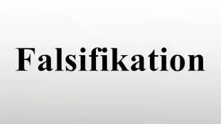 Falsifikation
