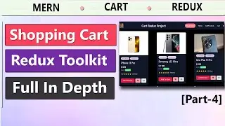 MERN Cart Project Part-4 | Redux Toolkit Mastery | Full Cart System Implementation | Local Storage 🔥