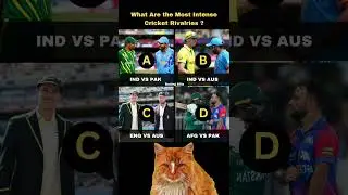 Top 4 Intense Cricket Rivalries of All Time #shorts #cricket