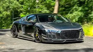 Custom Carbon Audi R8 V10 Performance VS. 700HP Mercedes E63S AMG